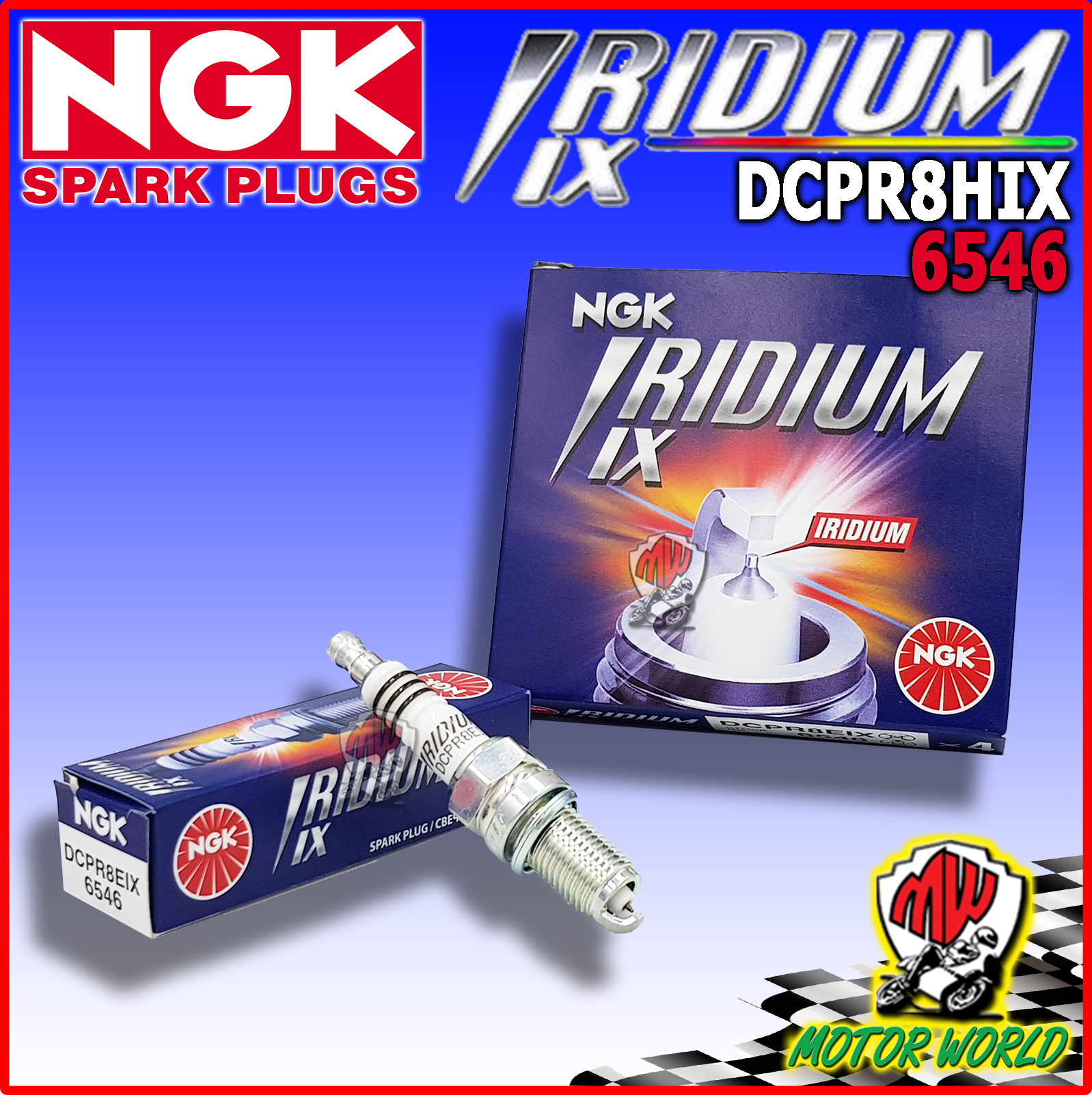 Candela Moto AHL Platino Iridio – Sostituisce CR7EIX, CR8EIX, CR9EIX, U24ESR-NZU – Compatibile Con Honda, Ducati, BMW E Altri Modelli (Set Da 1 Pezzo)