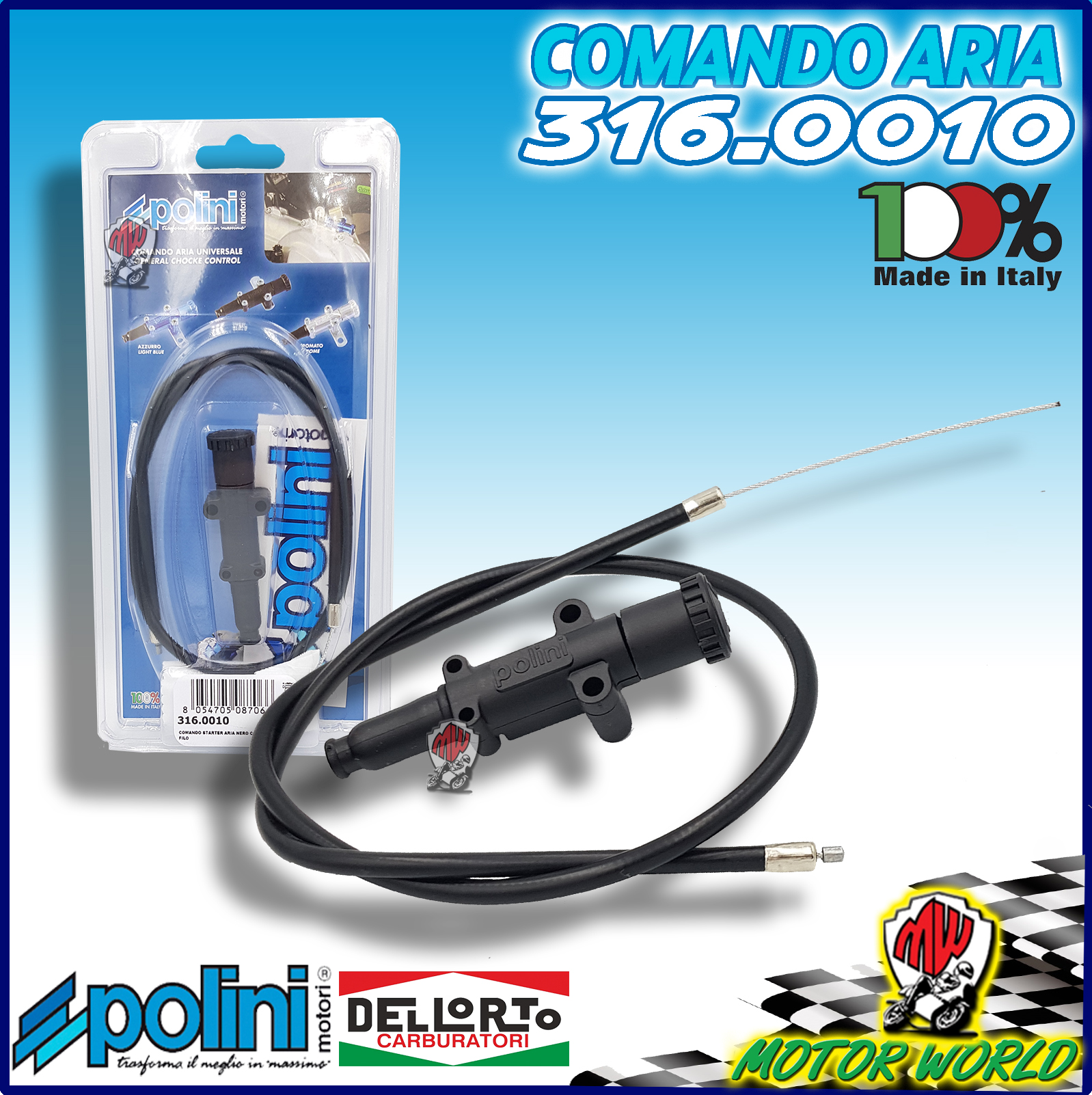 Dispositivo starter aria manuale per carburatore Dell'Orto phbg tutti i Dispositivo starter aria manuale per carburatore Dell'Orto phbg tutti i