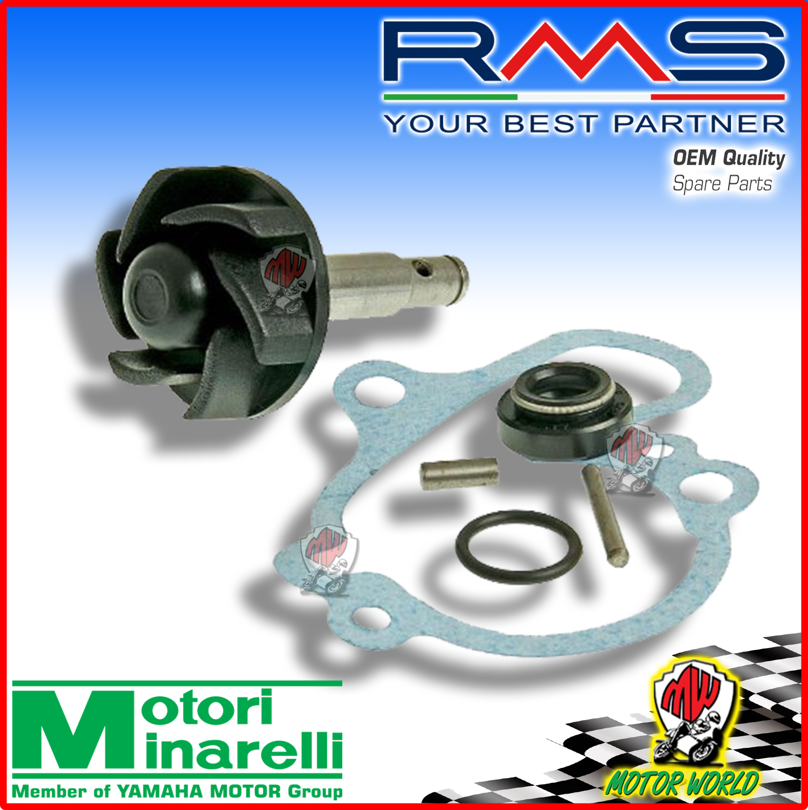 KIT REVISIONE POMPA ACQUA SPECIFICO AA00825 APRILIA RS 50 2T 0610